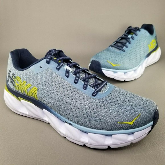 Hoka One One Shoes - HOKA ONE ONE Elevon Running Shoes 10 Blue White